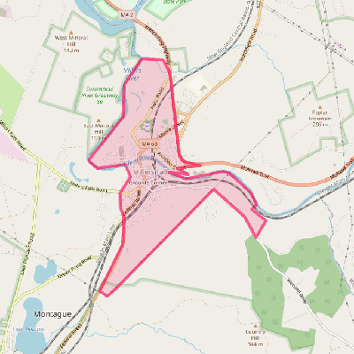 Map of Millers Falls