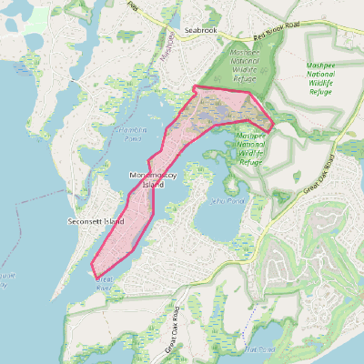 Map of Monomoscoy Island