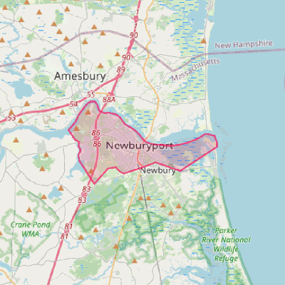 Map of Newburyport