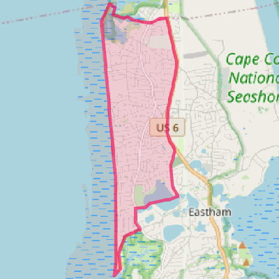 Map of North Eastham