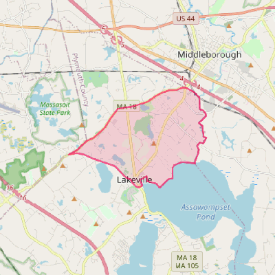 Map of North Lakeville