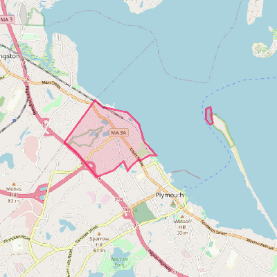 Map of North Plymouth