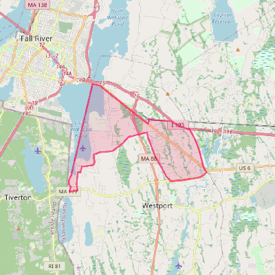 Map of North Westport