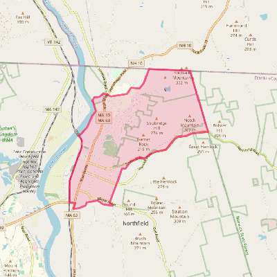 Map of Northfield