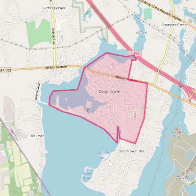 Map of Ocean Grove