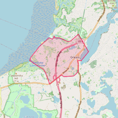 Map of Orleans