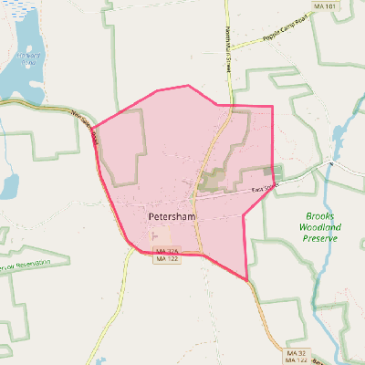 Map of Petersham