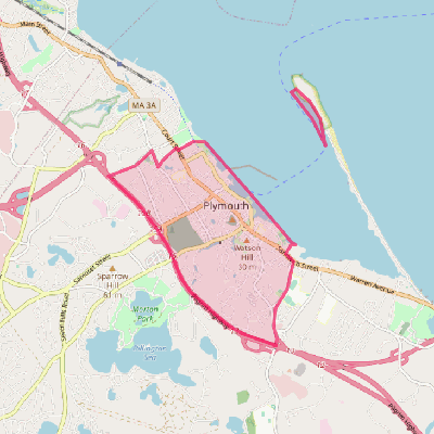 Map of Plymouth