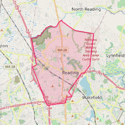 Map of Reading