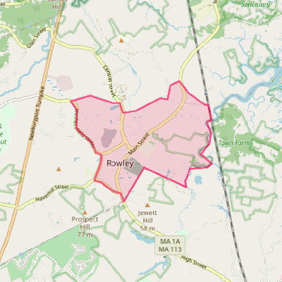 Map of Rowley