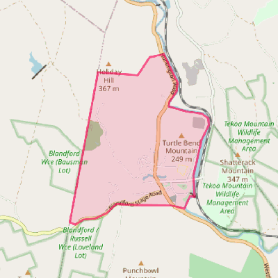 Map of Russell