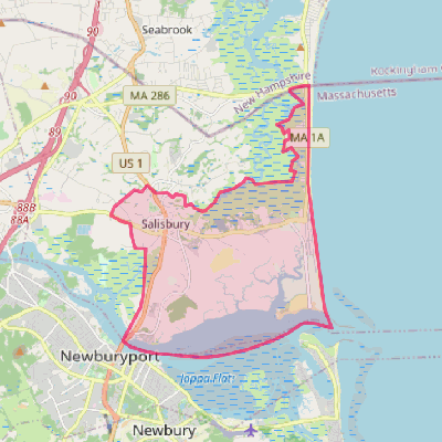 Map of Salisbury