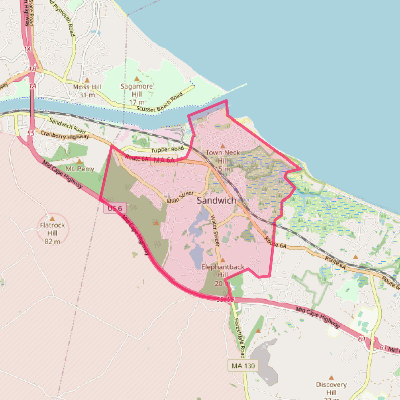 Map of Sandwich