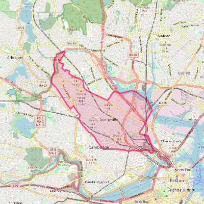 Map of Somerville