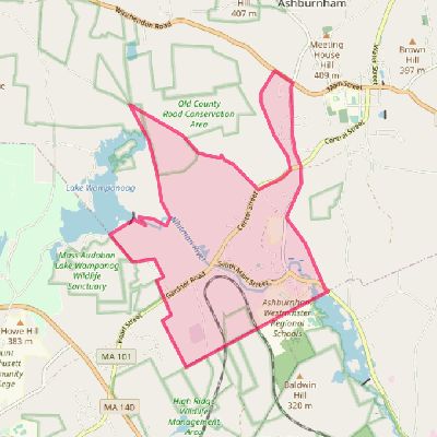 Map of South Ashburnham