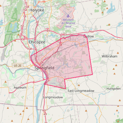 Map of Springfield