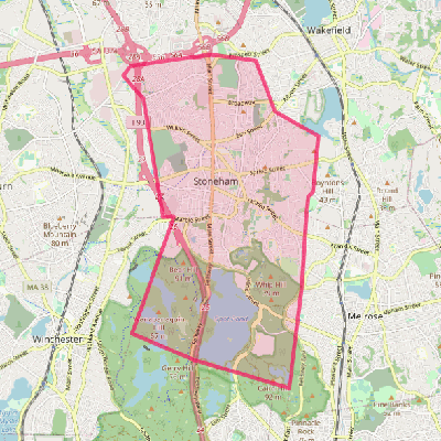 Map of Stoneham