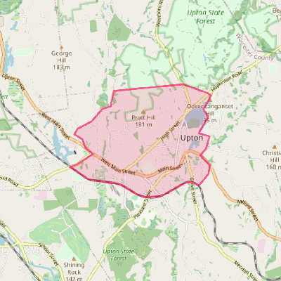 Map of Upton