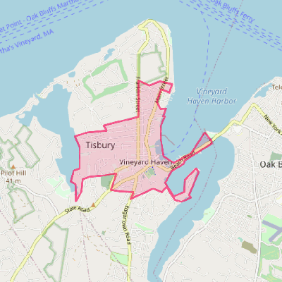 Map of Vineyard Haven