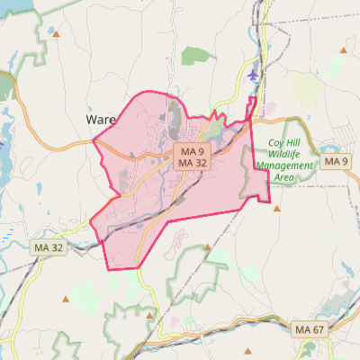 Map of Ware