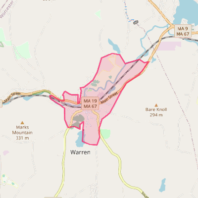 Map of Warren