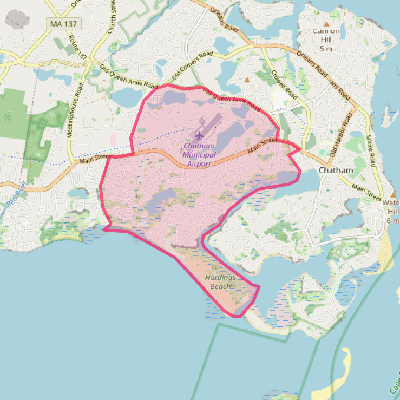 Map of West Chatham