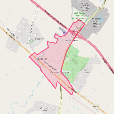 Map of Beaver Creek