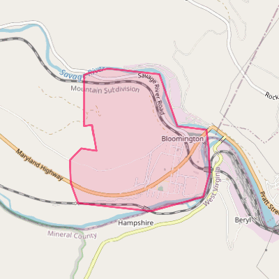 Map of Bloomington