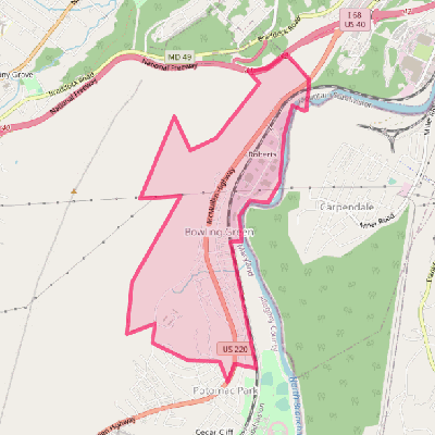 Map of Bowling Green