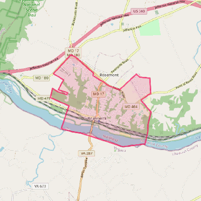 Map of Brunswick