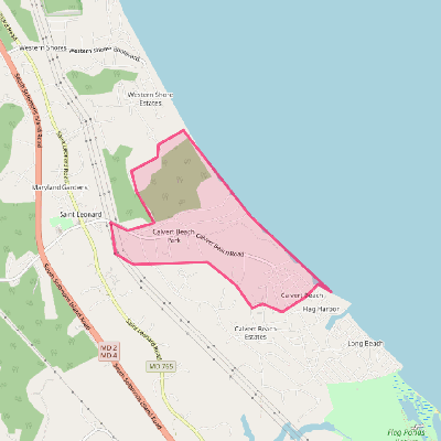 Map of Calvert Beach