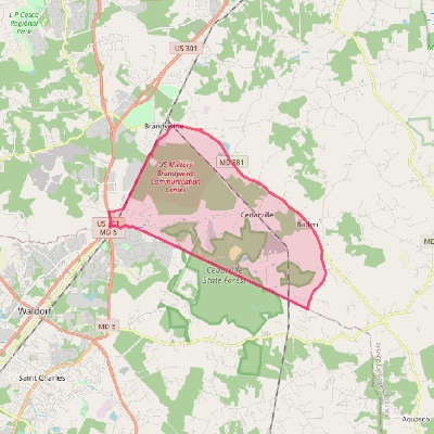 Map of Cedarville