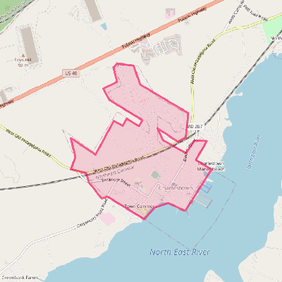 Map of Charlestown