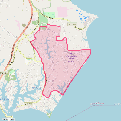 Map of Chesapeake Ranch Estates