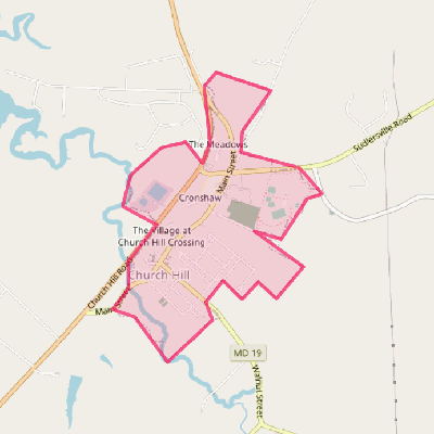 Map of Church Hill
