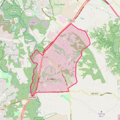 Map of Crofton