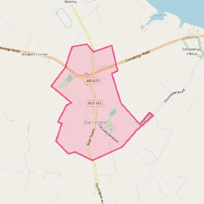 Map of Darlington