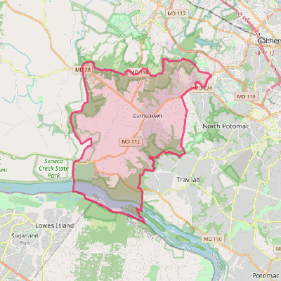 Map of Darnestown