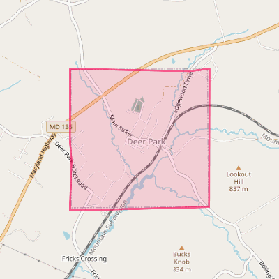 Map of Deer Park