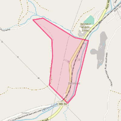 Map of Detmold