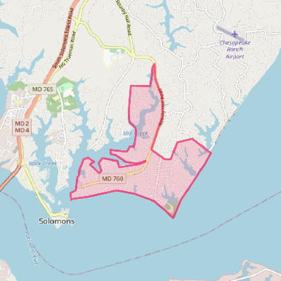 Map of Drum Point