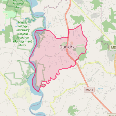 Map of Dunkirk