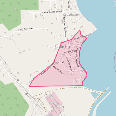 Map of Eagle Harbor