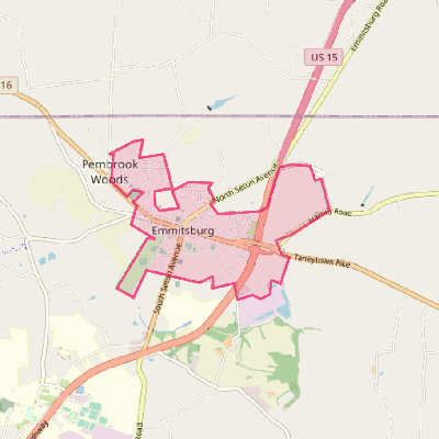 Map of Emmitsburg