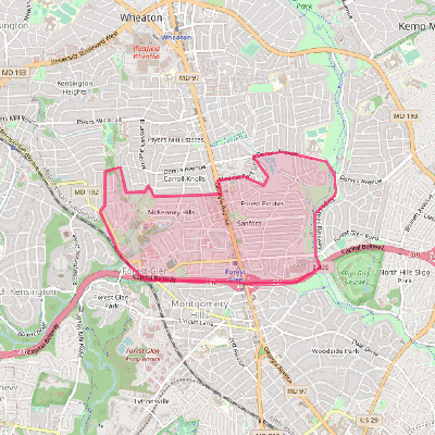 Map of Forest Glen