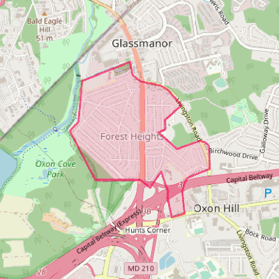 Map of Forest Heights