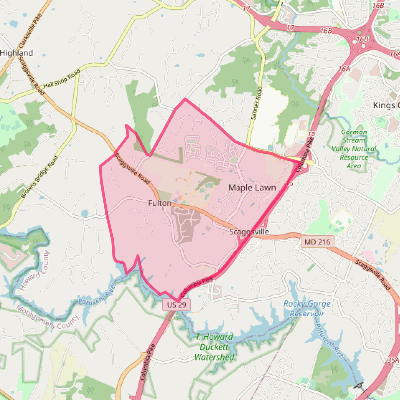 Map of Fulton