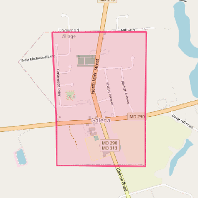 Map of Galena