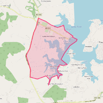 Map of Galesville