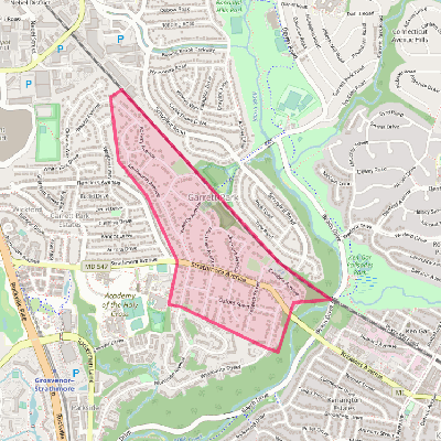 Map of Garrett Park